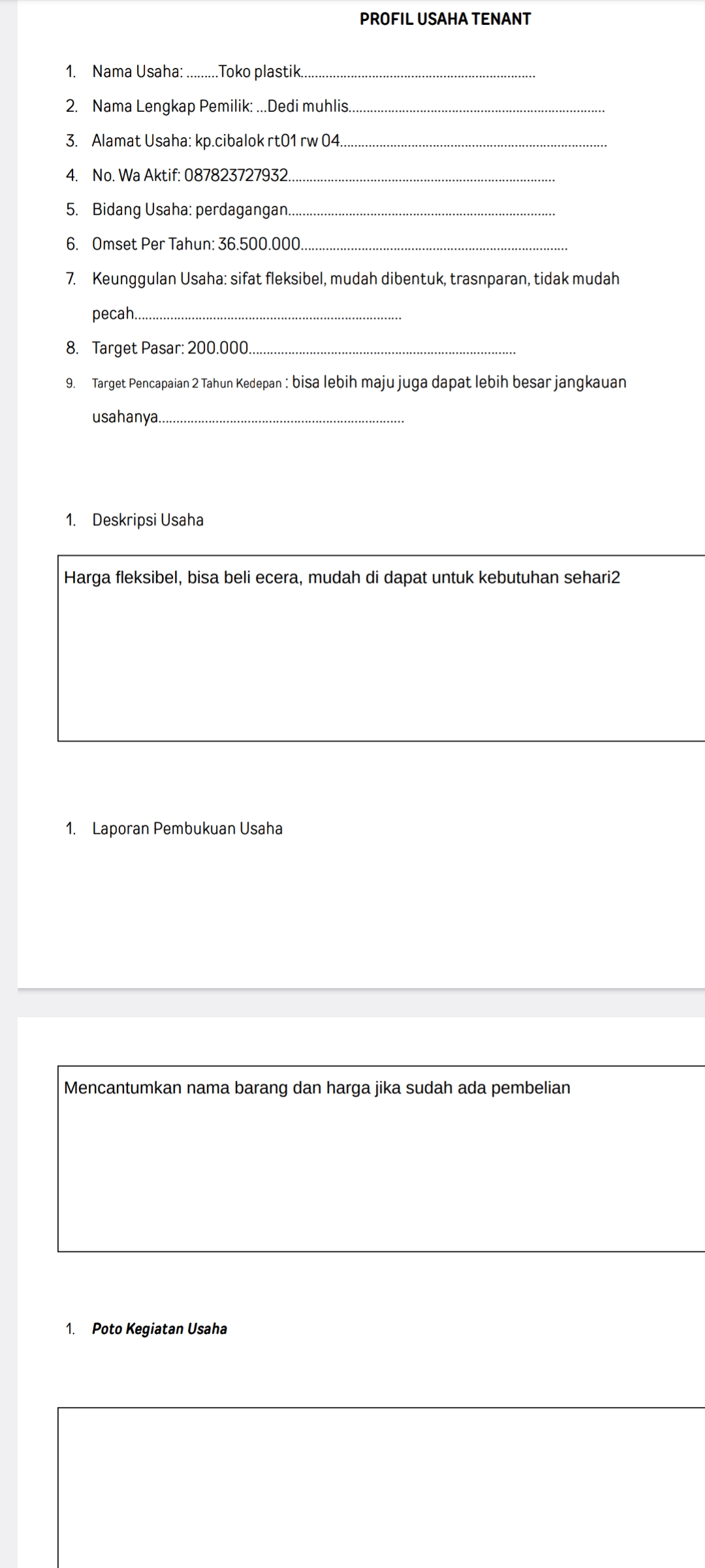 Tenant